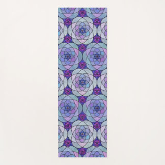 Tapete De Yoga Yoga Mat com mandala em tom de joia