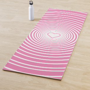 Tapete De Yoga Yoga Mat Cor Rosa, Branco, Stripado ou Escolher Co