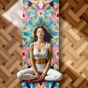 Tapete De Yoga Yoga Mat da Harmonia Vibrante