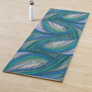 Tapete De Yoga Yoga Mat de Arco Azul