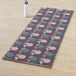 Tapete De Yoga Yoga Mat de Círculos Multicoloridos - Vibrante, Nã