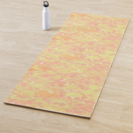 Tapete De Yoga Yoga Mat de Yellows e Orangas
