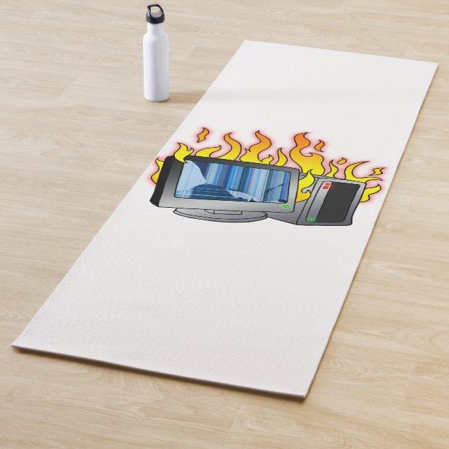 Tapete De Yoga Yoga Mat do Fogo do Computador (In Situ)