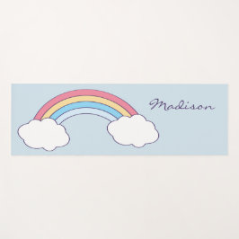 Tapete De Yoga Yoga mat do Rainbow Sky