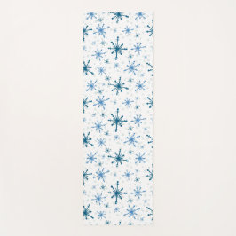 Tapete De Yoga Yoga Mat Espiritual de Natal com Flocos de Neve