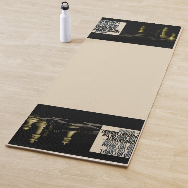 Tapete De Yoga Yoga Mat Exercise Chess Game & Buddha Cotação (In Situ)