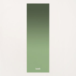 Tapete De Yoga Yoga-Mat-Flow Verde em Cor, Terra em Calma
