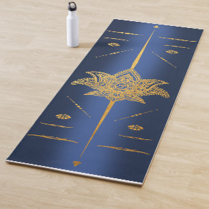 Tapete De Yoga Yoga mat guide Lotus flower 7 ouro chakras