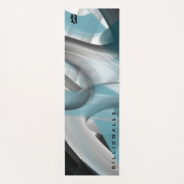 Tapete De Yoga Yoga Mat Malhação Art Blue Ocean