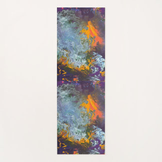 Tapete De Yoga Yoga Mat North de 60 Sunrise sobre o lago.