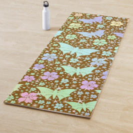 Tapete De Yoga Yoga, mat, padrão, colorido, esporte, jogo, ouro,