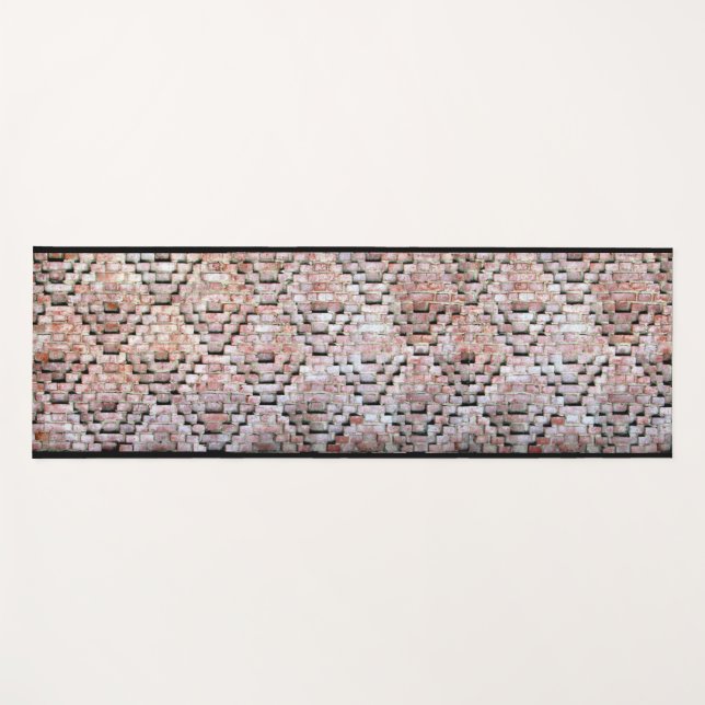 Tapete De Yoga Yoga Mat - Padrão do Brick Diamond (Frente (Horizontal))