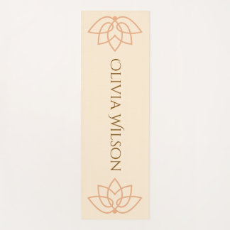 Tapete De Yoga yoga mat personalizado com seu nome