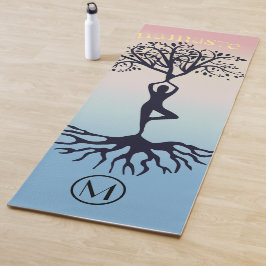 Tapete De Yoga Yoga Mat Personalizado Da Tipografia Do Namaste