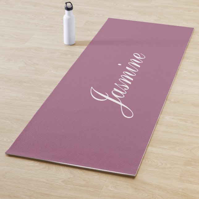 Tapete De Yoga Yoga Mat Personalizado do Elegante Mauve (In Situ)