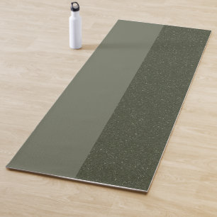 Tapete De Yoga Yoga Mat Personalizado - Moss Green Split Design