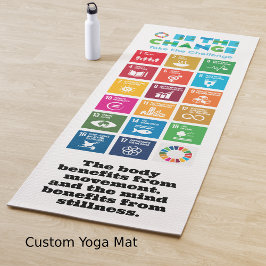 Tapete De Yoga Yoga Mat Personalizado - Presente para Professora