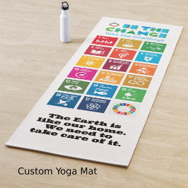 Tapete De Yoga Yoga Mat Personalizado - Presente para Professora