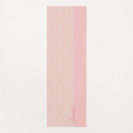 Tapete De Yoga Yoga Mat rosa personalizado