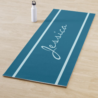 Tapete De Yoga Yoga Mat teal personalizado
