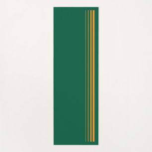 Tapete De Yoga Yoga Mat Verde e Laranja