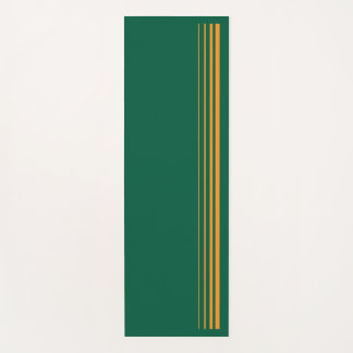 Tapete De Yoga Yoga Mat Verde e Laranja