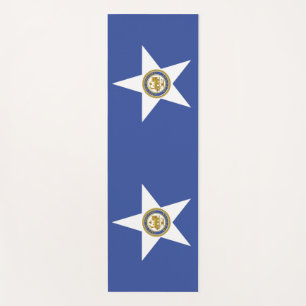 Tapete De Yoga Yoga Mats com bandeira de Houston, EUA