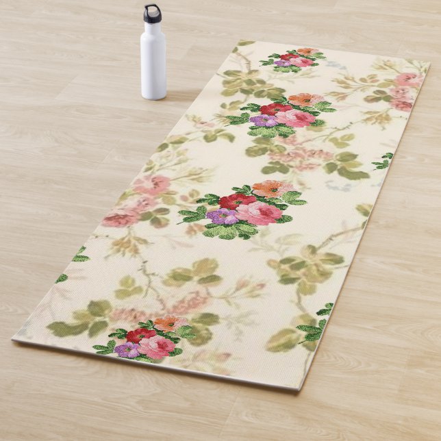 Tapete De Yoga Yoga Mats Floral (In Situ)