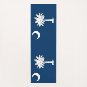 Tapete De Yoga Yoga Mats Patriótico com bandeira da Carolina do