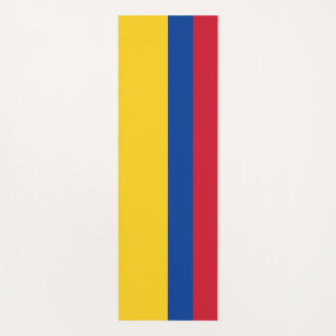 Tapete De Yoga Yoga Mats Patriótico com bandeira da Colômbia