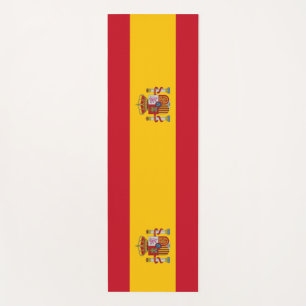 Tapete De Yoga Yoga Mats Patriótico com bandeira da Espanha