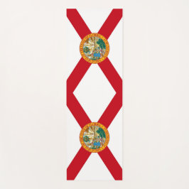 Tapete De Yoga Yoga Mats Patriótico com bandeira da Flórida, EUA