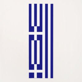 Tapete De Yoga Yoga Mats Patriótico com bandeira da Grécia