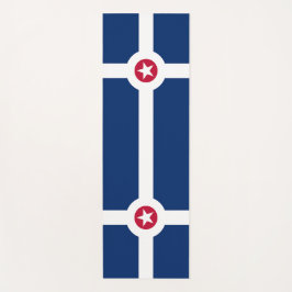 Tapete De Yoga Yoga Mats Patriótico com bandeira de Indianápolis,