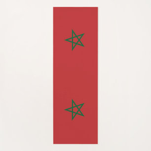 Tapete De Yoga Yoga Mats Patriótico com bandeira de Marrocos