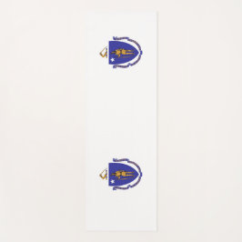 Tapete De Yoga Yoga Mats Patriótico com bandeira de Massachusetts