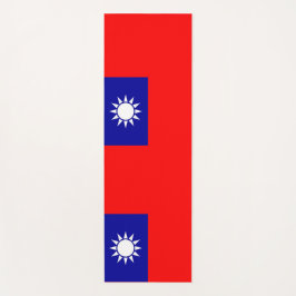 Tapete De Yoga Yoga Mats Patriótico com bandeira de Taiwan