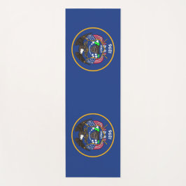 Tapete De Yoga Yoga Mats Patriótico com bandeira de Utah