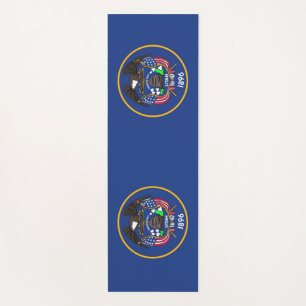 Tapete De Yoga Yoga Mats Patriótico com bandeira de Utah