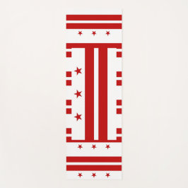 Tapete De Yoga Yoga Mats Patriótico com bandeira de Washington DC