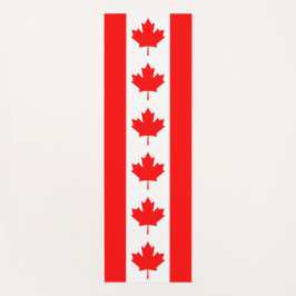 Tapete De Yoga Yoga Mats Patriótico com bandeira do Canadá
