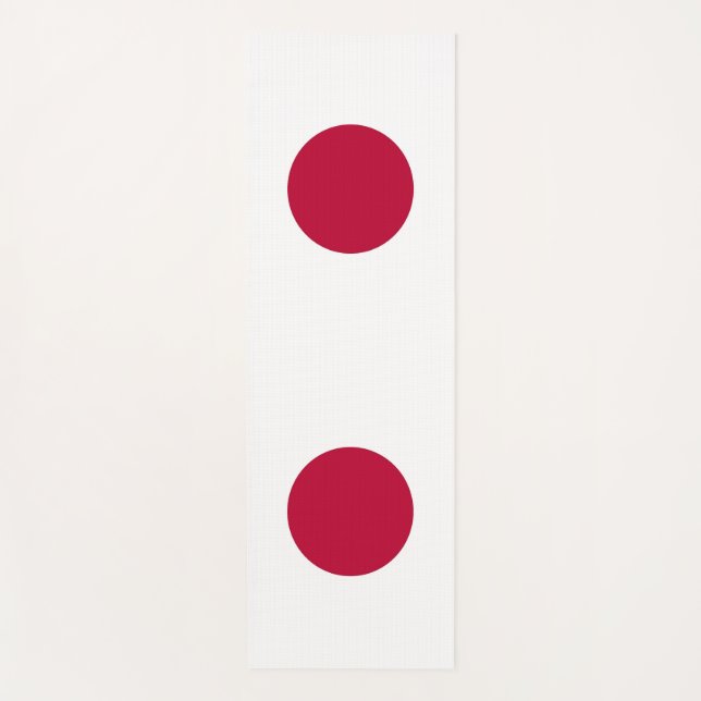 Tapete De Yoga Yoga Mats Patriótico com bandeira do Japão (Frente)
