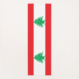 Tapete De Yoga Yoga Mats Patriótico com bandeira do Líbano