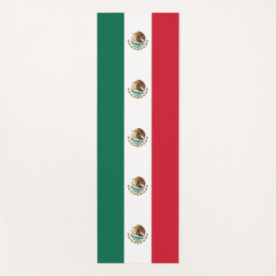 Tapete De Yoga Yoga Mats Patriótico com bandeira do México