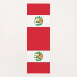 Tapete De Yoga Yoga Mats Patriótico com bandeira do Peru