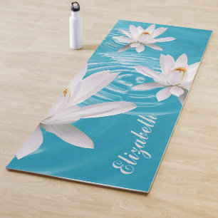 TAPETE DE YOGA YOGA MEDITATION NOME PERSONALIZADO LOTUS YOGA MAT
