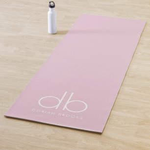 Tapete De Yoga Yoga minimalista moderna do Na moda cor-de-rosa em