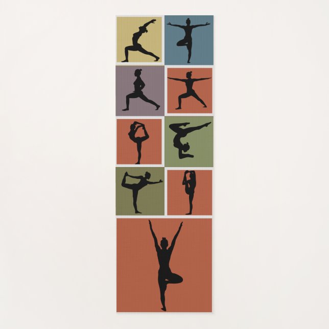 Tapete De Yoga Yoga Poses (Frente)