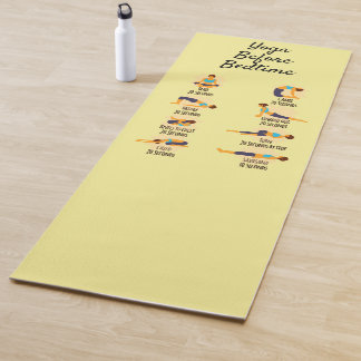 Tapete De Yoga Yoga Poses Antes Da Cama Acordar