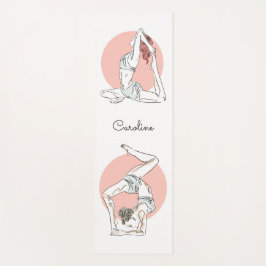 Tapete De Yoga Yoga Woman nome personalizado yoga mat